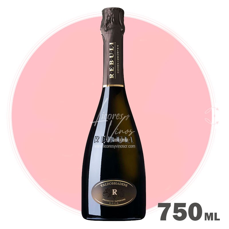 Rebuli Prosecco Valdobbiadene Millesimato Vintage DOCG 750 ml - Vino Espumante