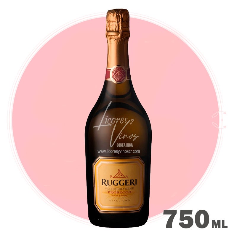 Ruggeri Valdobbiane Prosecco Superiore Giall Oro DOCG Extr Dry 750 ml - Vino Espumante Ruggeri Valdobbiane Prosecco Superiore Giall Oro DOCG Extr Dry 750 ml - Vino Espumante