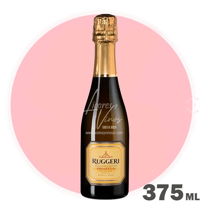 Ruggeri Valdobbiane Prosecco Superiore Giall Oro DOCG Extra Dry 375 ml - Vino Espumante Ruggeri Valdobbiane Prosecco Superiore Giall Oro DOCG Extra Dry 375 ml - Vino Espumante