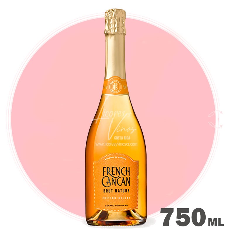 French CanCan Brut Nature Orange 750 ml - Vino Espumante French CanCan Brut Nature Orange 750 ml - Vino Espumante