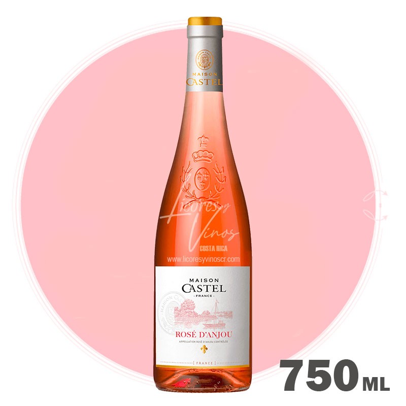 Maison Castel Rose d´Anjou Grenache 750 ml - Vino Rosado Maison Castel Rose d´Anjou Grenache 750 ml - Vino Rosado