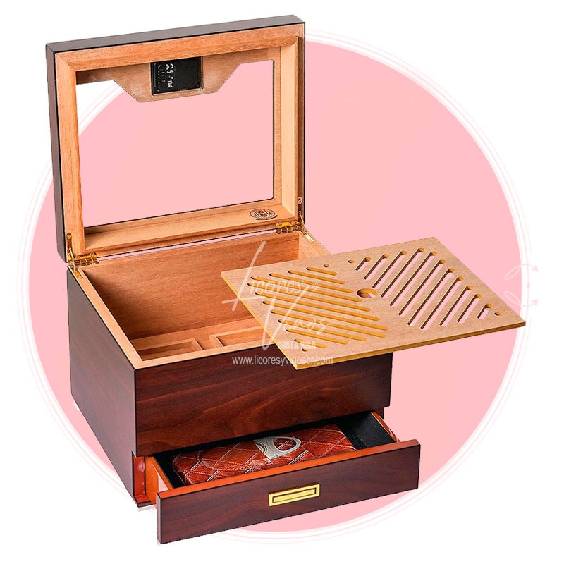 Caja humidor para puros - Estuche para puros de 35 a 60 Caja humidor para puros - Estuche para puros de 35 a 60