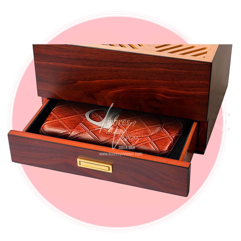 Caja humidor para puros - Estuche para puros de 35 a 60 Caja humidor para puros - Estuche para puros de 35 a 60