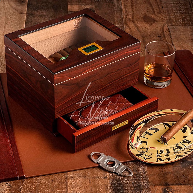 Caja humidor para puros - Estuche para puros de 35 a 60 Caja humidor para puros - Estuche para puros de 35 a 60